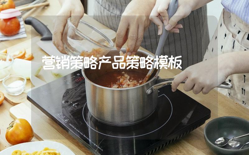 營銷策略產(chǎn)品策略模板