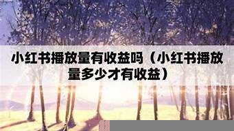 小紅書(shū)播放量在哪里看（小紅書(shū)播放量在哪里看）