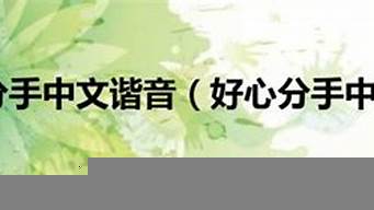 中文諧音軟件（中文諧音學(xué)英語軟件）